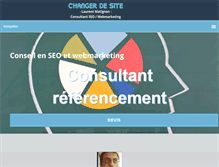 Tablet Screenshot of changer-de-site.com